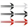 1 Paar ABS Auto Seitenflügel Kotflügel Aufkleber Abzeichen Emblem Decals