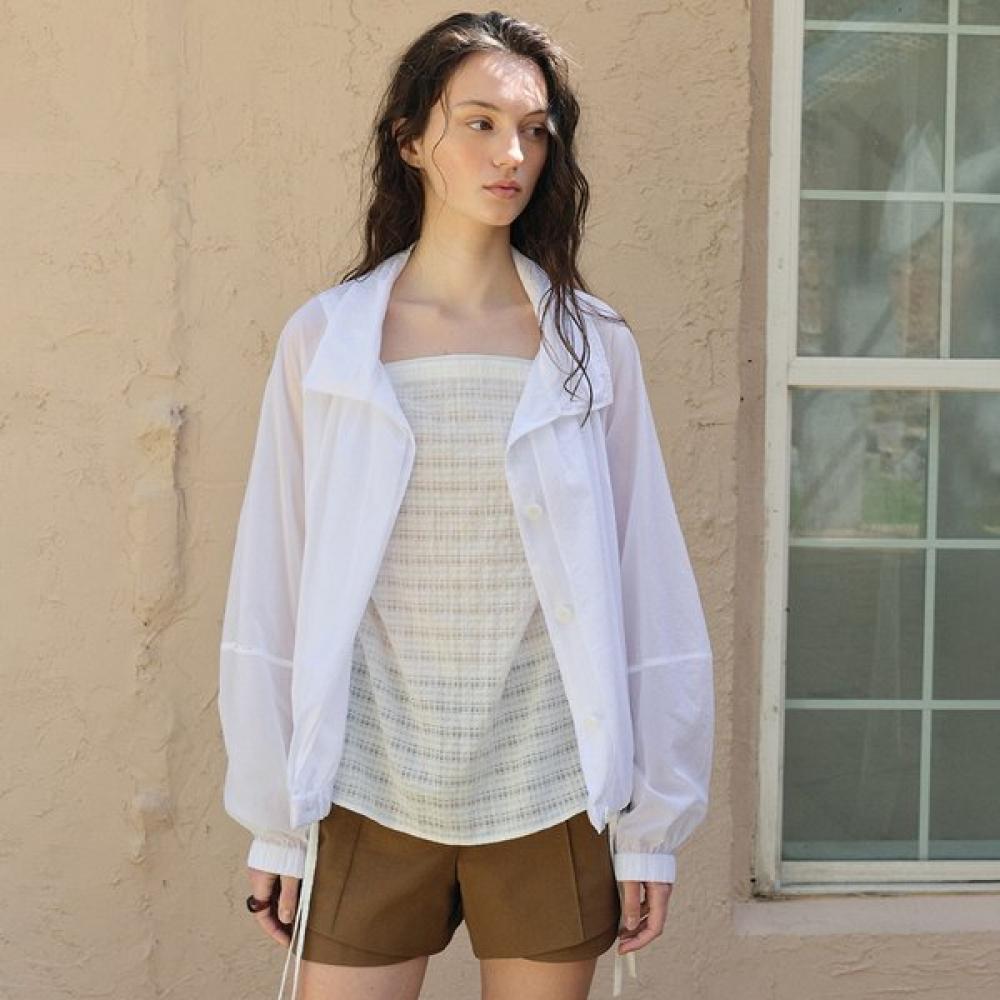 Joy Gryson Volume Sheer Jumper 01 WHITE/FREE