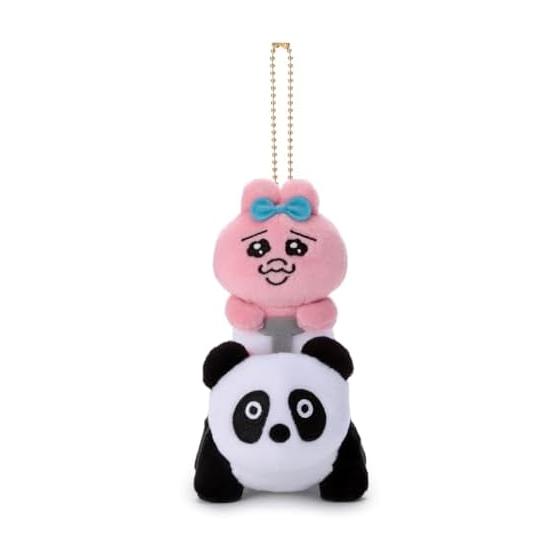 TAKARATOMY A.R.T.S Poor thing! Fairy tale land stuffed mascot Panchu riding a panda Height approx. 15cm