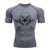 Men's Compression Sports T-Shirt, Eagle Head Graphic Quick D