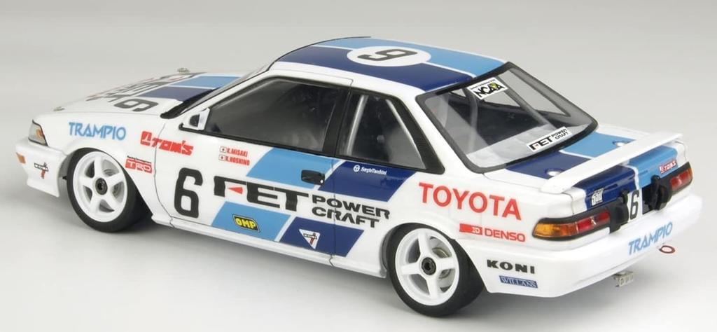 PLATZ/NuNu 1/24 Racing Series Toyota Corolla Levin AE92 1989 JTC SUGO Plastic Model Kit PN24039 (Car)