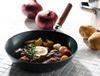 Kawabata Takisaburo Shoten Iron Frying Pan 26cm Made in Japan IH Compatible Gas Stove Compatible No Seasoning Required High Durability Wooden Handle