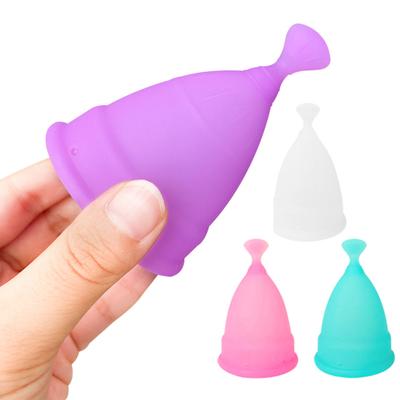 Menstruationstasse, rutschfest, verhindert gynäkologische Erkrankungen, keine Nebenwirkungen, faltbares Design, waschbar, physikalisch auslaufsicher, wiederverwendbar, für die Menstruation bei Frauen