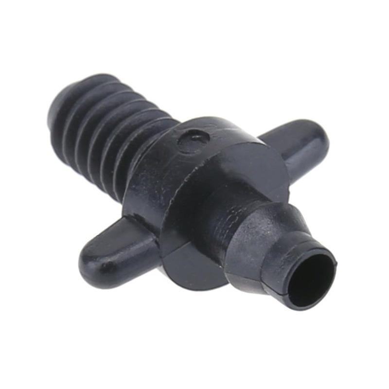 100pcs 6mm Single Barbed Connector PVC Hose Home Garden Drip Irrigation Fittings Watering Hose Connector