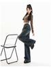 Women's Plus Size High Waist Retro Wide Leg Denim Pants - Early Autumn 2024