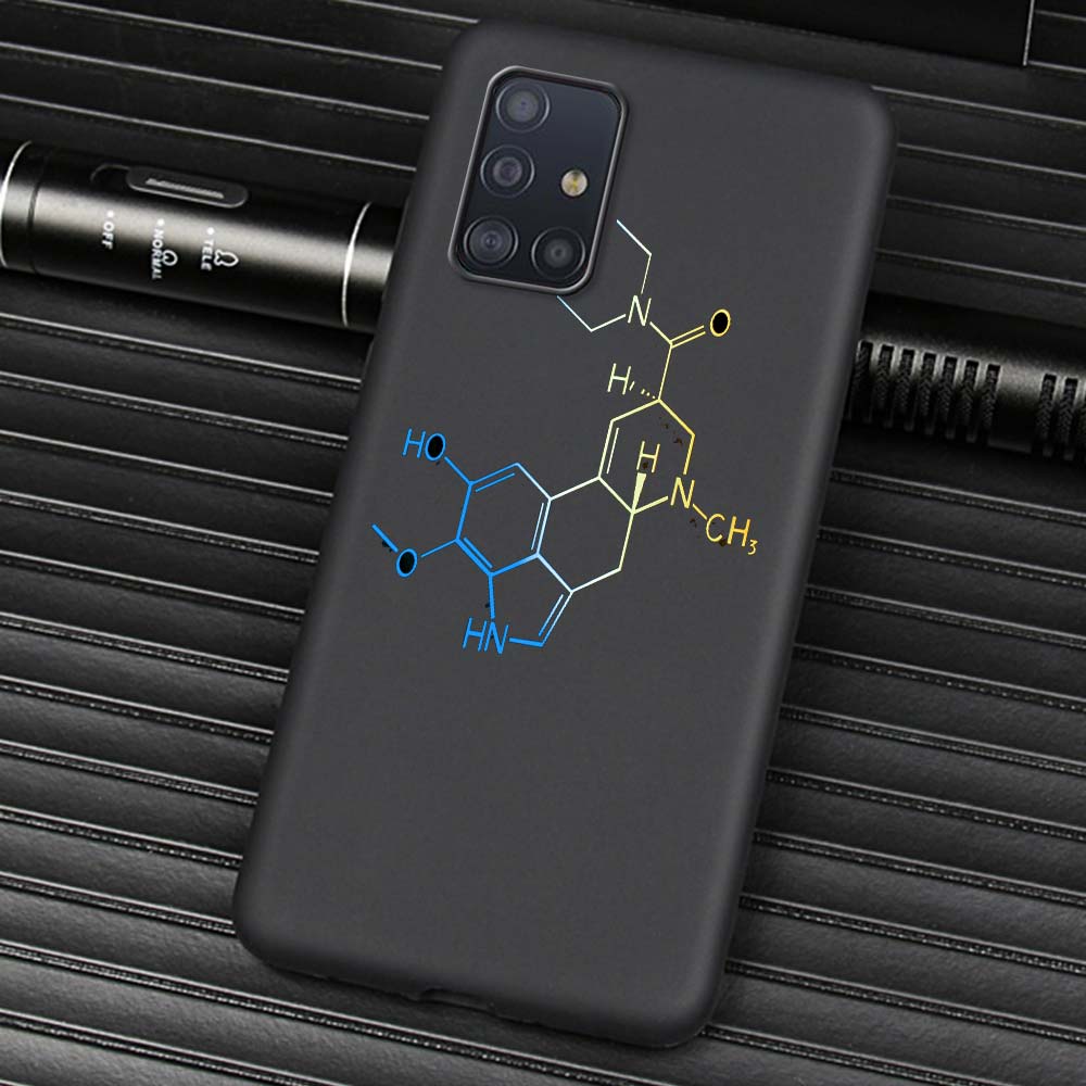 Science Chemistry Biology Phone Case For Samsung Galaxy A51 A71 A21S A12 A11 A31 A41 A72 A01 A03s A52 A32 A22 A13 5G Soft Cover