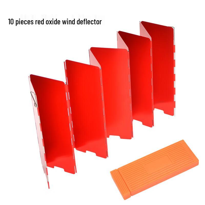 ZISIZ Foldable Aluminum Stove Windshield 20x20