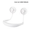 2022 Fashion Power Saving Hand-free Neck Fan Usb Fan Sport Mini Portable Hanging Neckband Fan