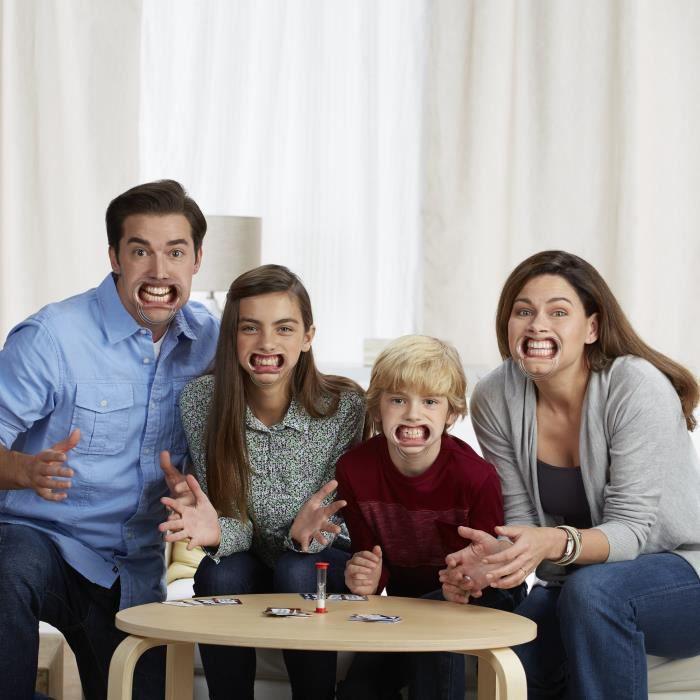 Mache-Mots Enfants Contre Parents, Jeu De Societe Ambiance Pour La Famille, Version Francaise, Hasbro Gaming