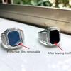 Retro Handmade Turkish Signet Ring Vintage Men Ancient CopperColor Pattern Ring Inlay Black Zircon Party Punk Motor Biker Ring