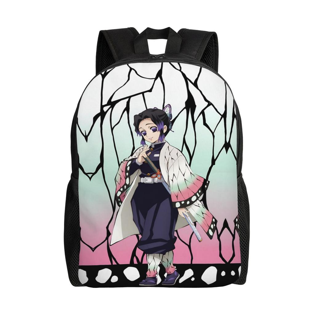 Demon Slayers Backpack for Women Men Waterproof College School Kokushibo Bag Printing Bookbag