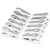 12pcs Windproof Non-marking Clip No Pressing Marks Clothes Pins Durable Underwear Clips  Household