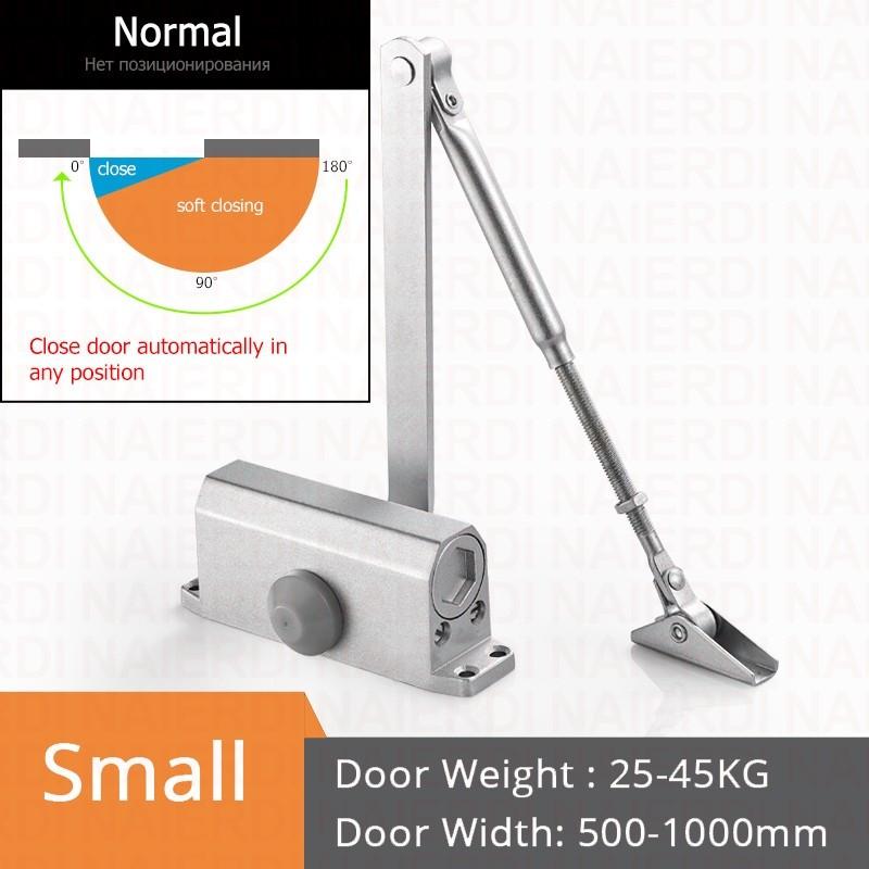 Hydraulischer Puffer Türschließer 25KG bis 80KG Einstellbare Geschwindigkeit Automatisches Türschließgerät Leise Soft-Close Türhalter