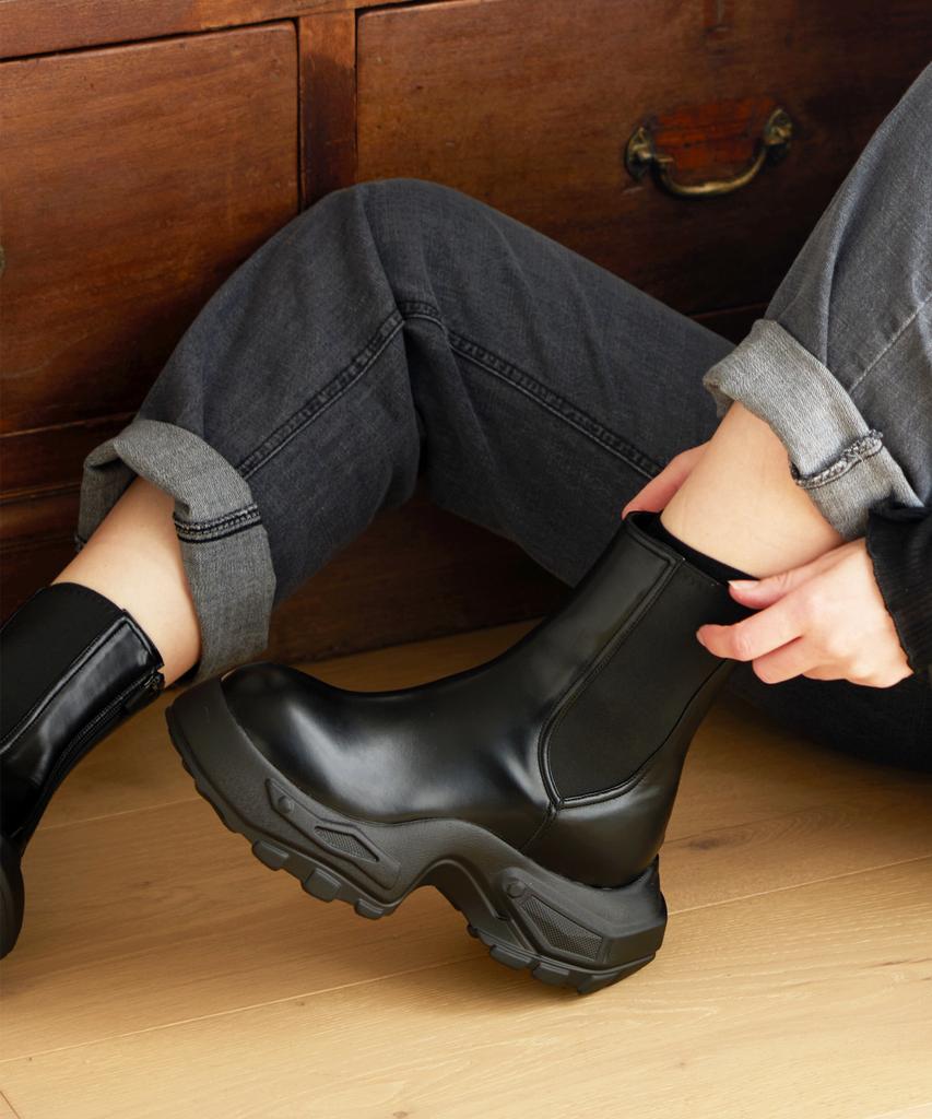 Cesti Iron Block Worker Boots (Black)
