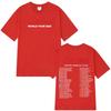 Rap Singer Duki Ameri 2025 World Tour Tshirt Summer Unisex Casual Cotton Oversized Tshirt Harajuku Street Wear Mens Tshirt