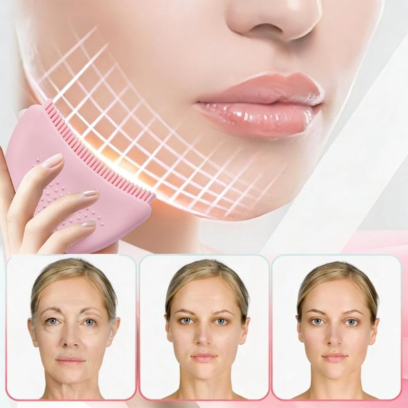 MultiFunction Face Tool Face Brush For Relaxation Beauty Routine With Quality Silicone Head Mild Stimulation