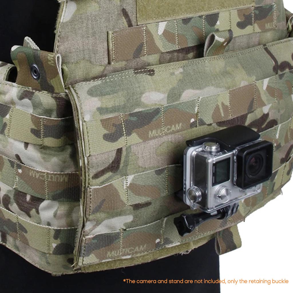 Aluminum Molle Tactical Vest Connection Base Mount for 11 10 9 8 7 6 5 SJ4000 SJ7000 SJ8 Action Camera