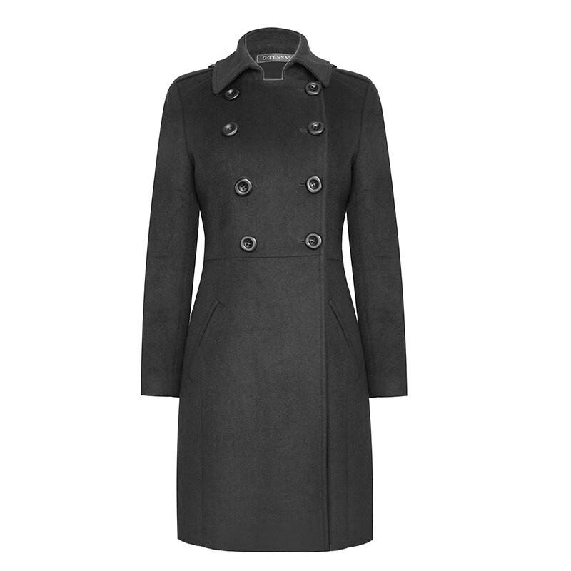 

Женское пальто G·TENNA OCT-O044 из смесовой шерсти с лацканами XL