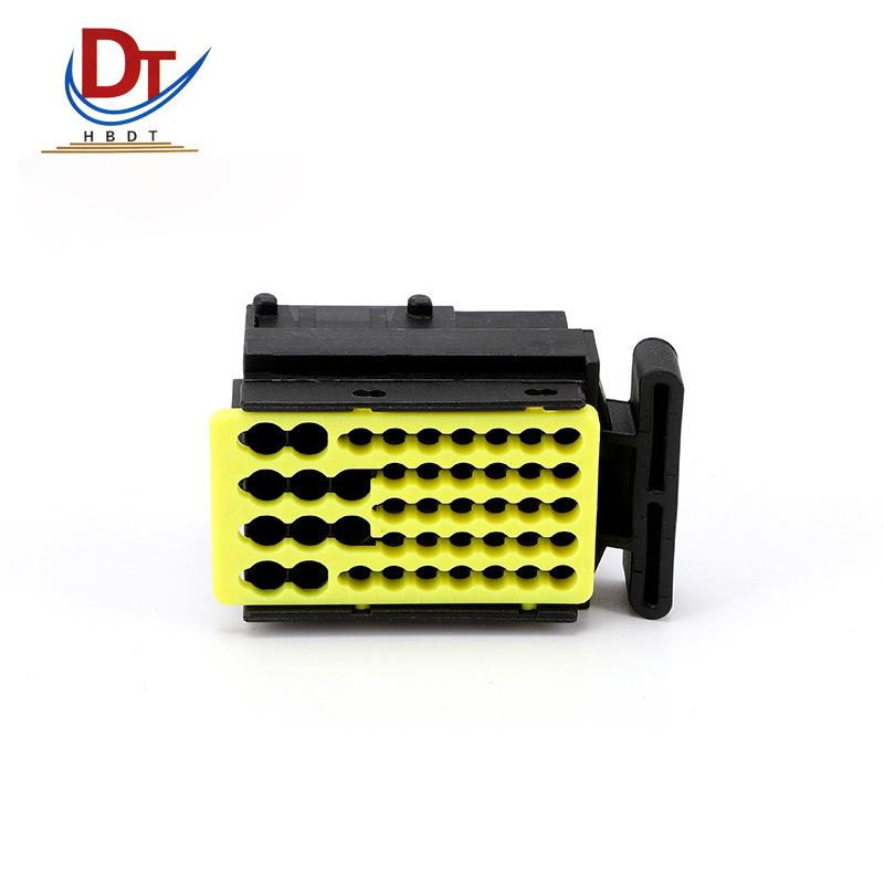 42-Pin Automotive Wiring Harness Connector Housing, Plastic, for ECU Electronic Control