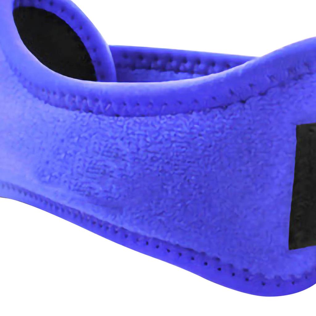 Petalla Knee Strap Split Shock Absorption Pressurized Adjustable Size Patellar Tendon Support Band Blue