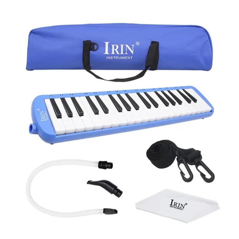 37 Key Harmonica Melodica Wind Musical Instrument Air Piano Keyboard with Portable Carrying Bag for Adults Students