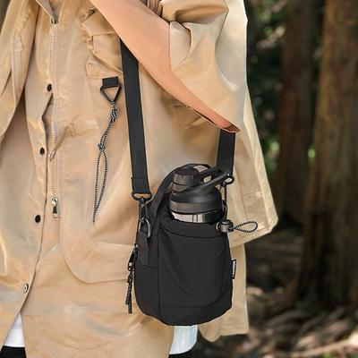 Neue Handytasche Funktion Wind kann Wasserkocher einlegen Kordelzug Design Sportlich Tragbar Umhängetasche Damen Wasserkochertasche