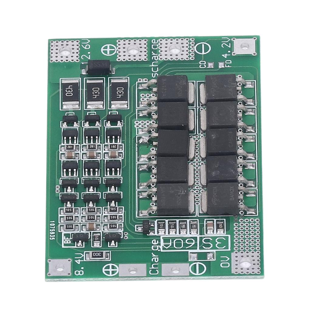 Battery Protection Board Balance Charge Discharge Module 3S 60A 12.6V BMS for Lithium Battery