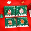 1 Piece Cartoon Christmas Metal Santa Claus Acrylic Pendant Bookmark School Office Supplies Bookmarks Cute Stationery