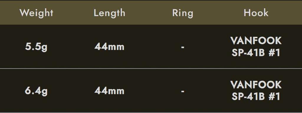 Valkein Spoon Twilight XS Level Ondine 5.5 Grams Sinking Lure No.12 (0373)