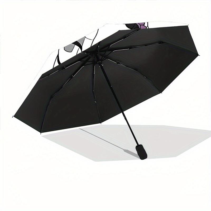1pc Buzz Lightyear Automatic Folding Umbrella - Portable Foldable Design with 8 Ribs, Durable Plastic & Iron Frame y250725031