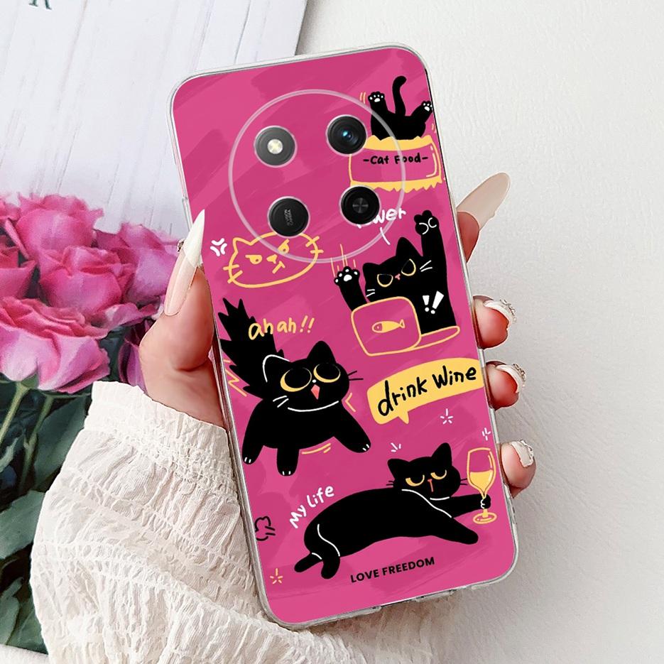 For Honor X9C Case Magic 7 Lite BRP-NX1 New Luxury Painted Cover Soft Slim Phone Case For Honor Magic7 Lite HonorX9C Smart Shell