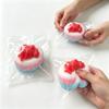 Farbverlauf Geschenkbox Kuchen Squishy Spielzeug Einzeln verpackt Gelee Quetsch Fidget Spielzeug Dessertform Stressabbau Tasche Sensorisches Spielzeug
