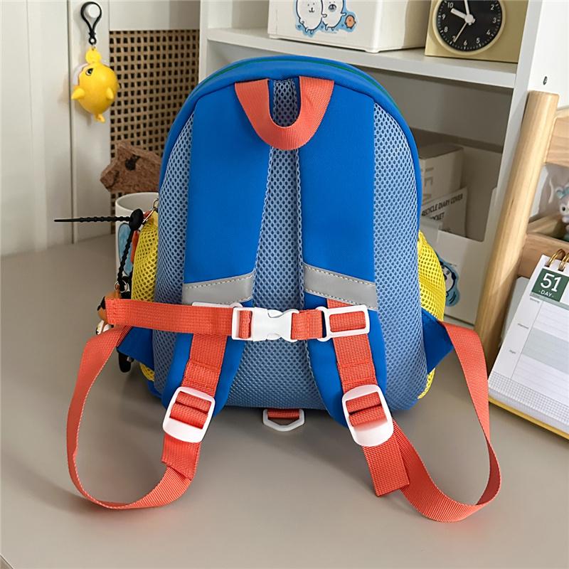 Cute Cartoon Bear Kids Backpack Nursery School Bag Toddler Daypack with Mesh Pockets