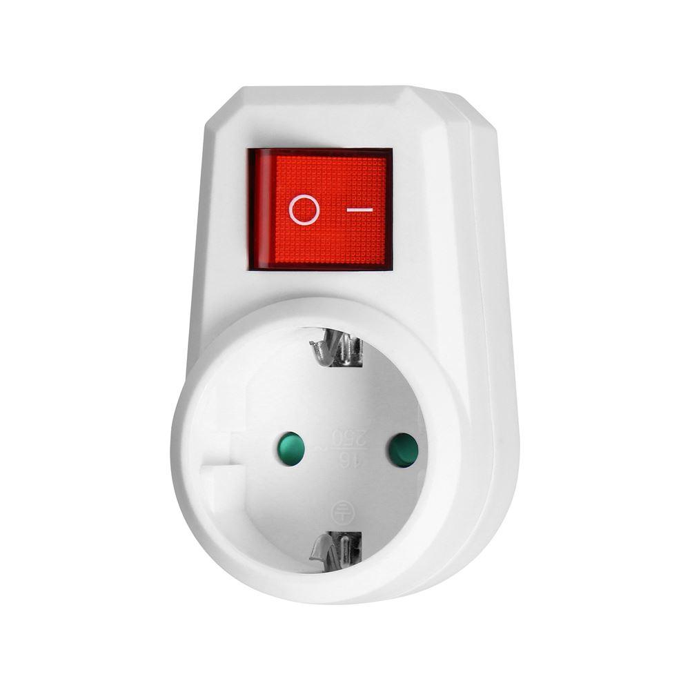 Multipresa 2P+T Con Interruttore Or-Ae-13188(Gs) Schuko