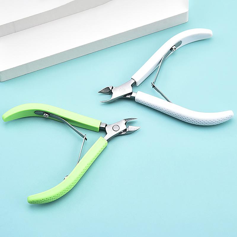 Professional Fingernail Toenail Cuticle Nipper Trimming Stainless Steel Nail Clipper Cutter Cuticle Scissor Plier Manicure Tool