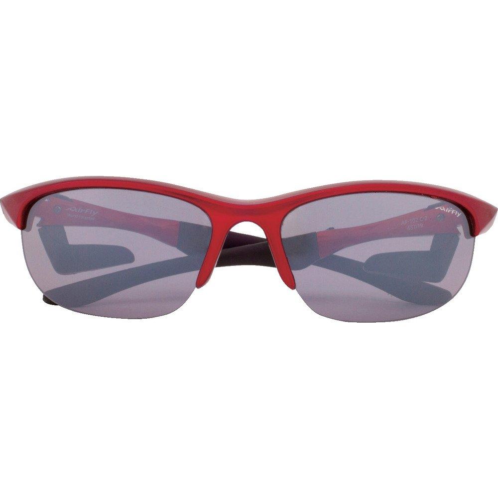 AirFly Sports AirFly Oval Gray C2 (AirFly) Nose-Padded Sunglasses, Lens, Red/Light AF-102
