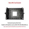 AMD Universal CPU Fan Base: AM2/AM3/FM1/FM2/AM4 Motherboard Bracket & Heatsink Buckles