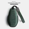 Suede Key Cover for 25 Denza D9: Protective Shell with Buckle, High-End Interior Accessory.