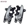 4pcs For Kia Forte Cerato 2.0L 2014-2018 & Forte Koup 2014-2017 Silver ide Door Handle Front Rear Left Right Driver Passenger