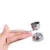 304 Stainless Steel Egg Top Remover Double Head Egg Opener Egg Accessories Egg Cracker  Boiled Egg