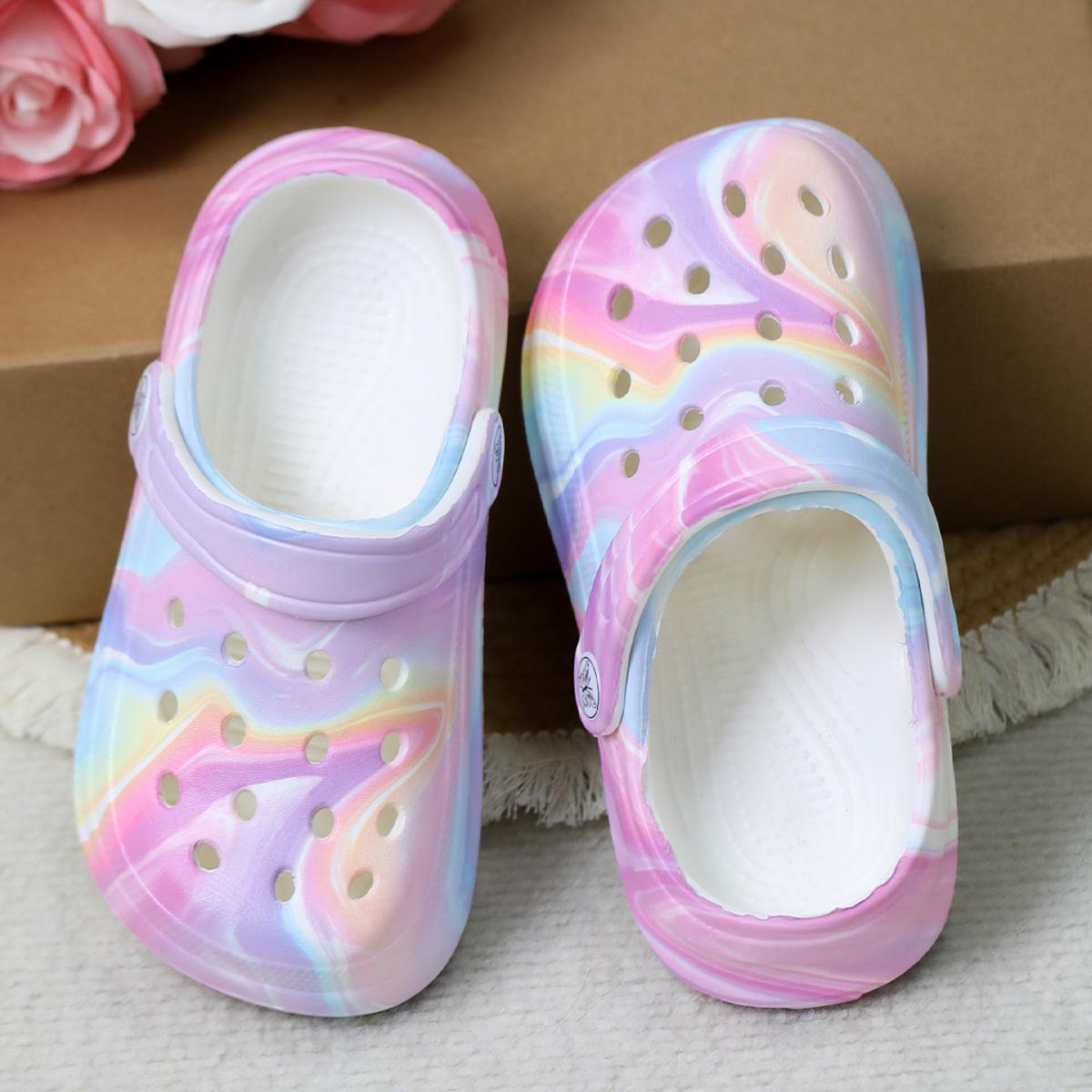 Children Clothing Yulin-001 Boys Kids Slip-On Clogs And Mules - Breathable, Waterproof, Eva Garden Shoes With Decorative Chain For Beach And Everyday Wear 168 Cm