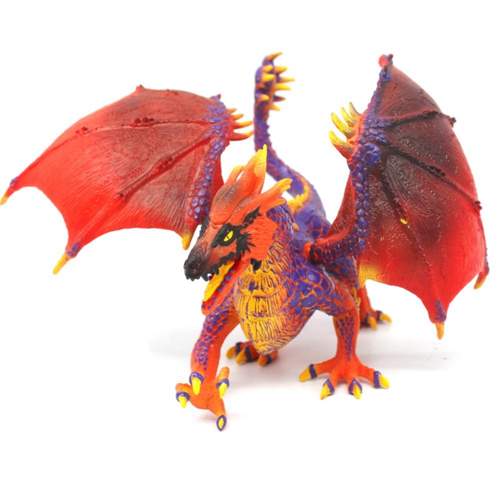 Western Beast Myth Dragon Figures Ice Flying Dragon Dragon Animal Model  Children Gift