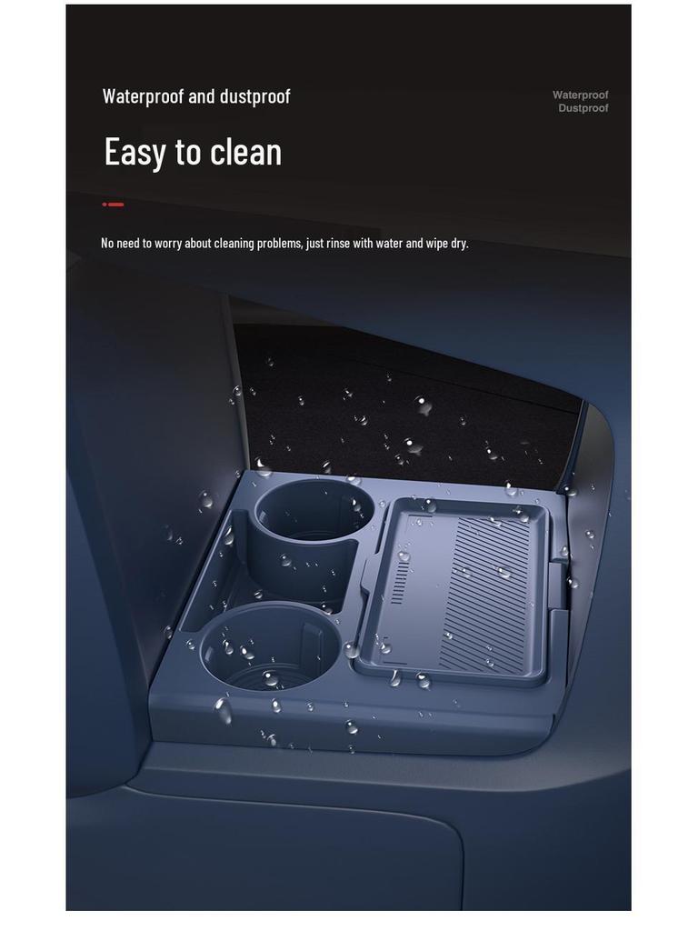 Zeekr 009 Silicone Storage Box for Center Console Glasses and Accessories