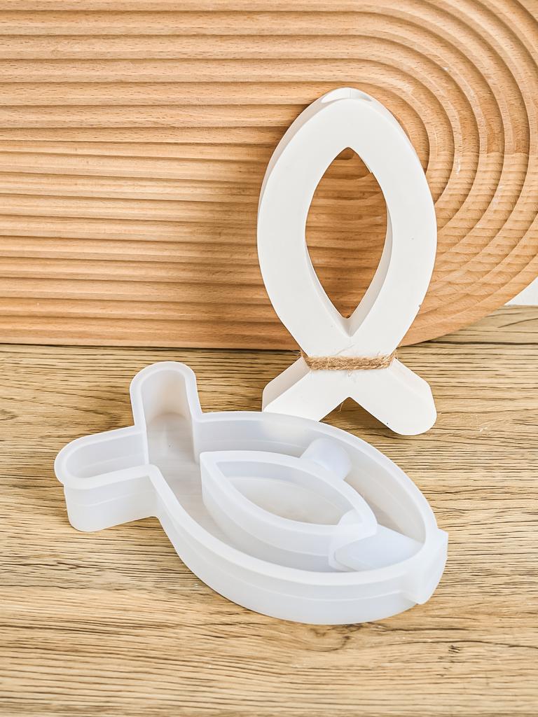 DIY Fish Shape Hydroponic Vase Silicone Mold Nordic Gypsum Candle Holder Vase Desktop Ornament Resin Crafts Molds Home Decor