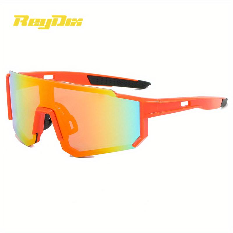 ReyDix Uniseks, sportowe, kolorowe, modne okulary przeciwsłoneczne do jazdy konnej, UV400