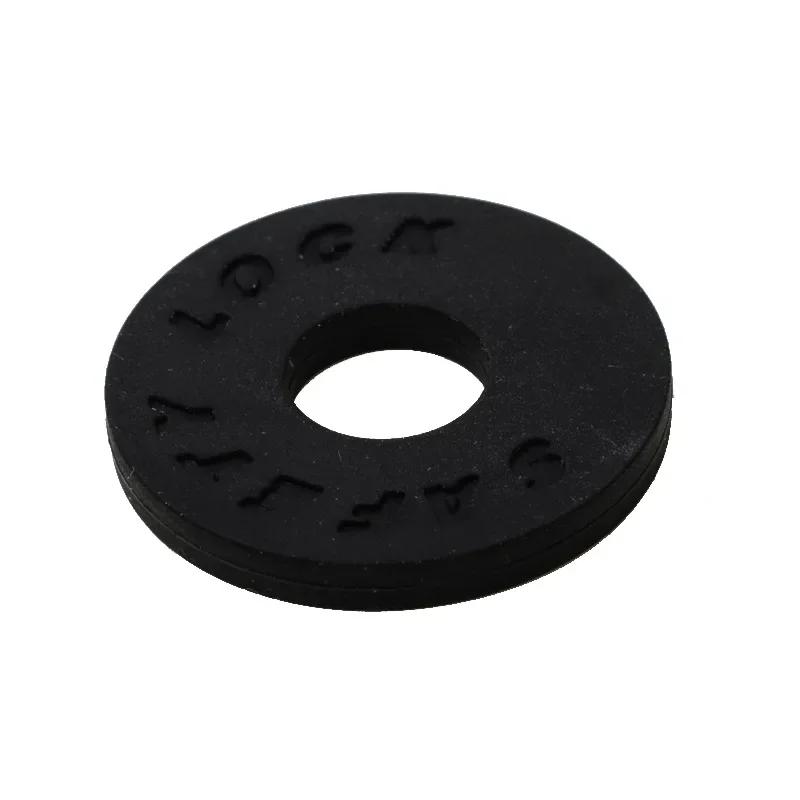 

1PC 2.5cm Guitar Strap Locks Block Rubber Safety Lock Washer Electric Acoustic Guitar Bass Ukulele Accessories Guitar Parts чорний