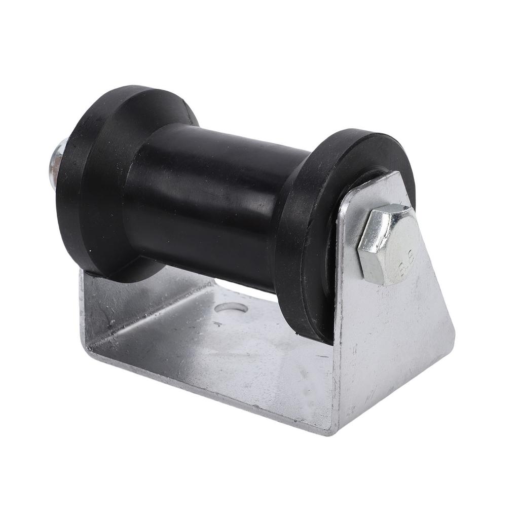 4 Inch Boat Trailer Roller with Panel Bracket Rubber Keel Roller Assembly Kit for Boat Yachts Ships