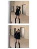 Waist-Cinching Slim-Fit Long-Sleeved Hooded Mini Dress for Women - 2026 Spring Arrivals