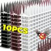 10x Espigões Anti-Pássaros de Plástico Jardim Anti-roubo Espigões Dissuasores Cerca Muro Pombo Gato Prova Ferramentas Preventivas Anti-Escalada Espigão para Gato