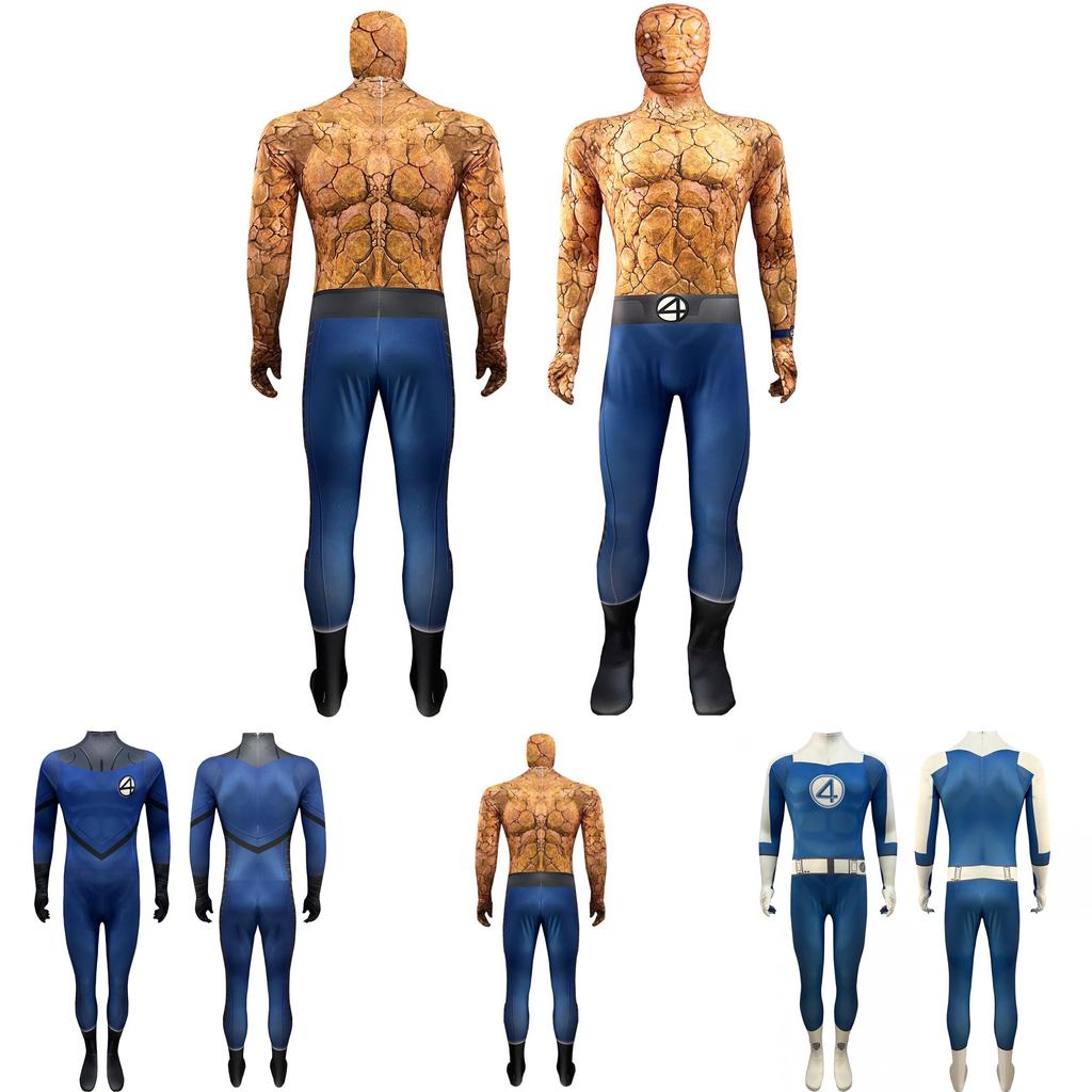 Fantastic Four Adult Costume In Soft Stretch Material For Comic Con Events